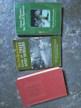 Lot of 3 Vintage LILLIES OF THE WORLD Shrubs Trees Books for Shelf/Table